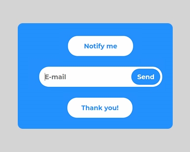 jQuery电子邮件订阅字段的按钮