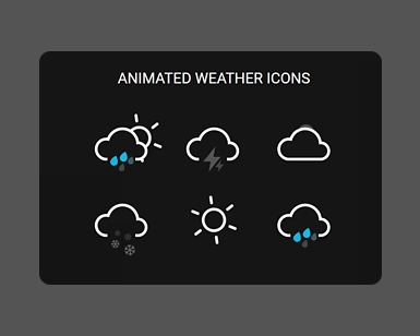 CSS实现动画天气图标