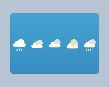 SVG实现简单天气动画效果