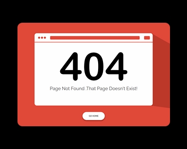 CSS3制作的404页面模板